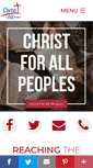Mobile Screenshot of christforallpeoples.org